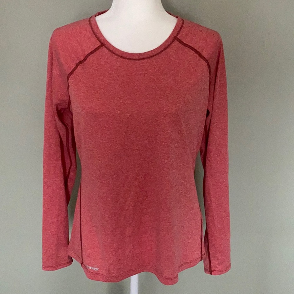 Eastern Mountain Sports coral long sleeve shirt